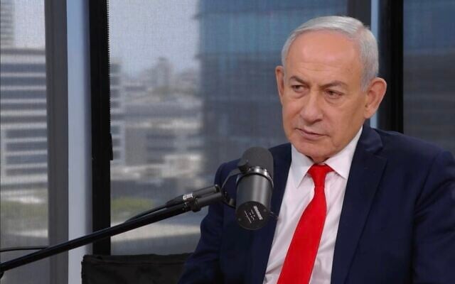 Prime Minister Benjamin Netanyahu in an interview, released on July 9, 2026. (Salon with Sharon/YouTube) Prime Minister Benjamin Netanyahu in an interview, released on July 9, 2026. (Salon with Sharon/YouTube)
