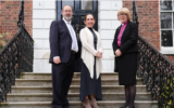 File: Archbishop of Canterbury Dame Sarah Mullally is greeted by Rabbi Charley Baginsky (center) and Rabbi Josh Levy as she arrives for a visit to the to Sternberg Centre to meet with the Jewish community in Finchley, London, May 14, 2026 (Jonathan Brady/PA Images via Getty Images, JTA)