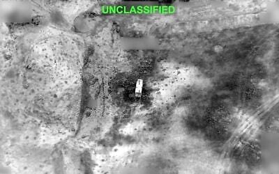 A still image taken from footage released by US Central Command on July 15, 2026, shows a US strike on an Iranian military target. (CENTCOM via X)