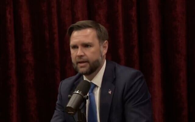 US Vice President JD Vance appears on Joe Rogan's podcast onJuly 15, 2026. (Screen capture/X)