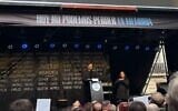 The 32nd anniversary gathering to memorialize the AMIA bombing in Buenos Aires, July 17, 2026. (Juan Melamed via JTA)