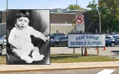 Baby photos section of New Jersey middle school yearbook features picture of baby Hitler