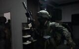 Police raid a building during a wave of arrests carried out against suspects in a drug and arms trafficking network in southern Israel and East Jerusalem, on July 13, 2026. (Israel Police)