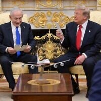 Prime Minister Benjamin Netanyahu (left) and US President Donald Trump meet in the Oval Office on July 28, 2026. (GPO)