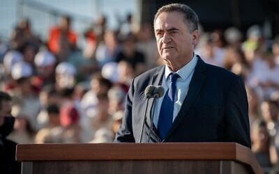 Defense Minister Israel Katz speaks at a pilots' graduation ceremony at the Hatzerim Airbase, July 9, 2026. (Israel Defense Forces) Defense Minister Israel Katz speaks at a pilots' graduation ceremony at the Hatzerim Airbase, July 9, 2026. (Israel Defense Forces)