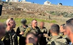 IDF Chief of Staff Lt. Gen. Eyal Zamir at the site of a deadly gunfight in the  West Bank village of Tell, July 24, 2026. (Israel Defense Forces)