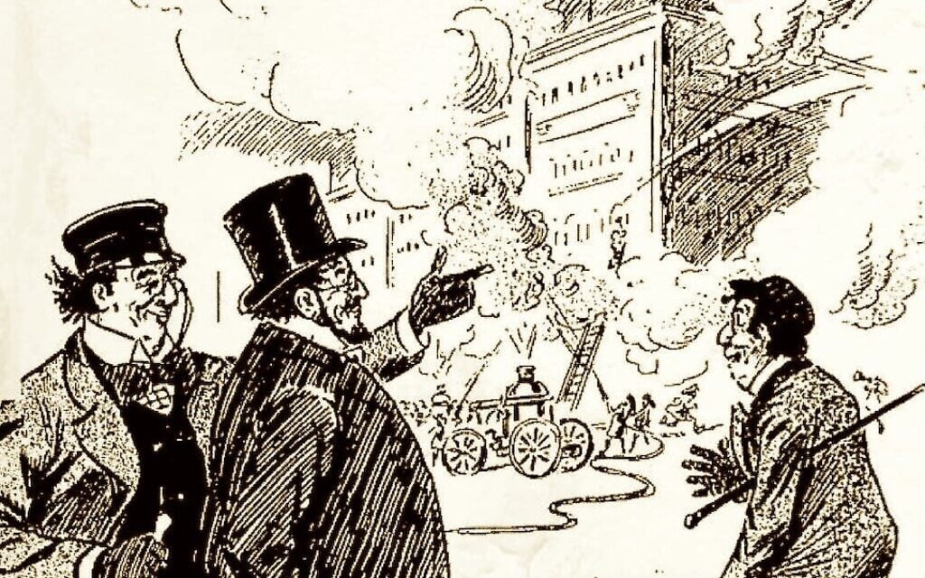 Scholar unpacks slur that early US Jewish immigrants were arsonists — and why it stuck