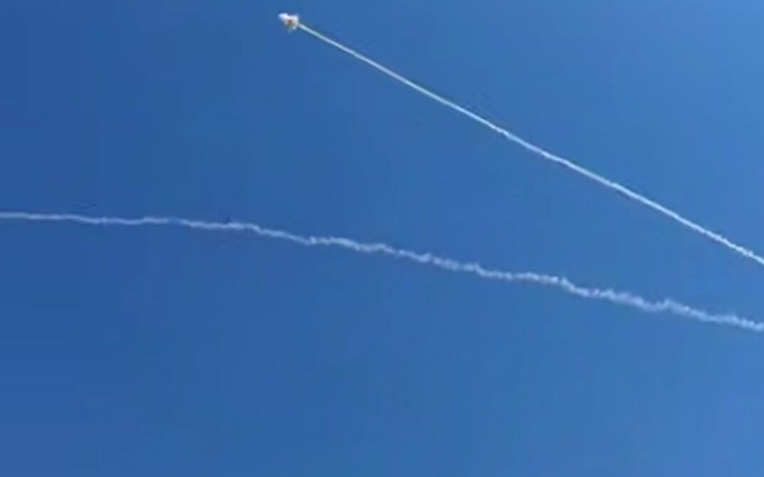 IDF fires interceptors over Eilat as Iranian missiles target nearby Aqaba in...