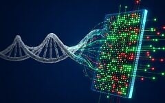 Illustration of Tel Aviv University's Prof. Yuval Ebenstein's new blood test, which uses a DNA chip to detect a tumor’s biological fingerprint. (Courtesy/Tel Aviv University)
