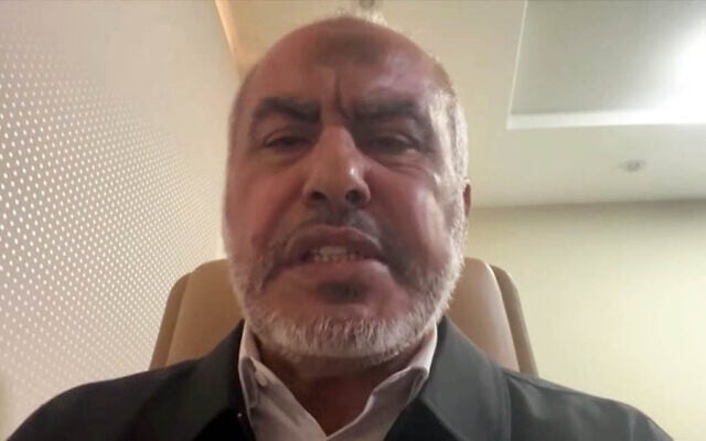 Hamas spokesman Ghazi Hamad appears on Piers Morgan Uncensored, August 3, 2026. (Screenshot via YouTube) Hamas spokesman Ghazi Hamad appears on Piers Morgan Uncensored, August 3, 2026. (Screenshot via YouTube)