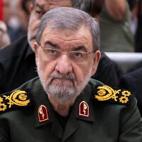 Mohsen Rezaei, former commander of Iran's Islamic Revolutionary Guard Corps, who was named on August 9, 2026, as the secretary of Iran's Supreme National Security Council, attends a ceremony at Ayatollah Ruhollah Khomeini's shrine in southern Tehran, on June 4, 2026. (Photo by Morteza Nikoubazl/NurPhoto)