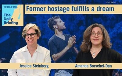 Culture editor Jessica Steinberg joins host Amanda Borschel-Dan on today's Daily Briefing podcast. (Orit Pnini) Culture editor Jessica Steinberg joins host Amanda Borschel-Dan on today's Daily Briefing podcast. (Orit Pnini)