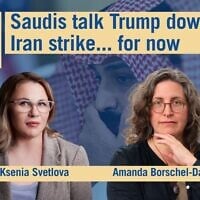 Mideast expert Ksenia Svetlova joins host Amanda Borschel-Dan on today's Daily Briefing podcast. (courtesy/ToI/AP)