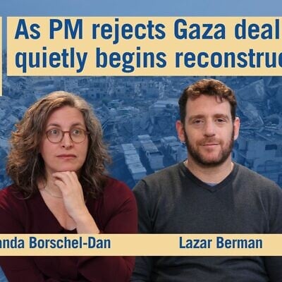 Diplomatic correspondent Lazar Berman joins host Amanda Borschel-Dan for today's Daily Briefing. (ToI/AP)