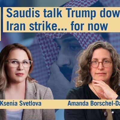 Mideast expert Ksenia Svetlova joins host Amanda Borschel-Dan on today's Daily Briefing podcast. (courtesy/ToI/AP)