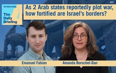 Military correspondent Emanuel Fabian joins host Amanda Borschel-Dan on today's Daily Briefing podcast. (AP/ToI) Military correspondent Emanuel Fabian joins host Amanda Borschel-Dan on today's Daily Briefing podcast. (AP/ToI)