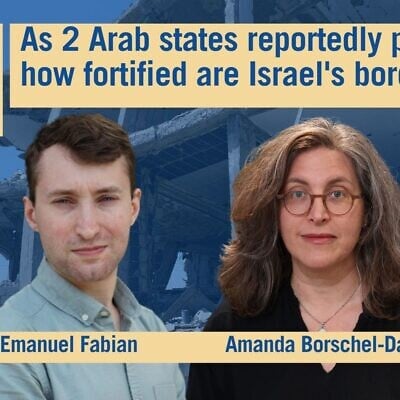 Military correspondent Emanuel Fabian joins host Amanda Borschel-Dan on today's Daily Briefing podcast. (AP/ToI)