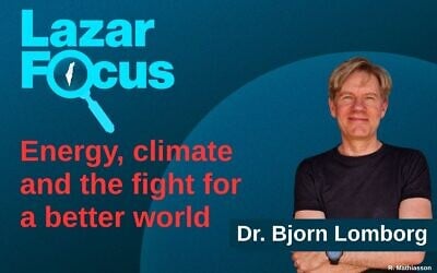 Dr. Bjorn Lomborg joins host Lazar Berman for this week's Lazar Focus. (R Mathiasson)