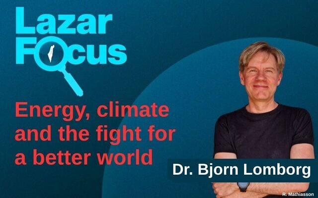 Dr. Bjorn Lomborg joins host Lazar Berman for this week's Lazar Focus. (R Mathiasson)