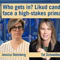 Political correspondent Tal Schneider appears on the Daily Briefing with host Jessica Steinberg (Flash 90)