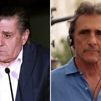 Producers Haim Saban, left, and Lawrence Bender are part of The Brigade, a Hollywood group that accused actor Mark Ruffalo of antisemitism over his August 20, 2026, social media post. (Willy Sanjuan/Invision/AP, Ran Mendelson/Green Productions, Bender Brown Productions, Keshet 12, the IEF; Paramount+)
