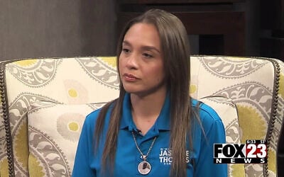N'kiyla Jasmine Thomas, a Democratic US Senate candidate for Oklahoma, speaks with FOX23 on May 5, 2026. (Screen capture: Youtube/FOX23) N'kiyla Jasmine Thomas, a Democratic US Senate candidate for Oklahoma, speaks with FOX23 on May 5, 2026. (Screen capture: Youtube/FOX23)