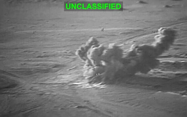 Video footage shared by US Central Command on July 19, 2026 shows forces launching a ninth consecutive evening of strikes against Iran. (US Central Command video, screenshot via X)