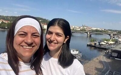 An undated photo showing Mali (left) and Liel Yahalomi, an Israeli mother and daughter who went missing in Vienna on August 7, 2026, and were found alive and well in Argentina on August 14, 2026. (Israel's Embassy in Austria)