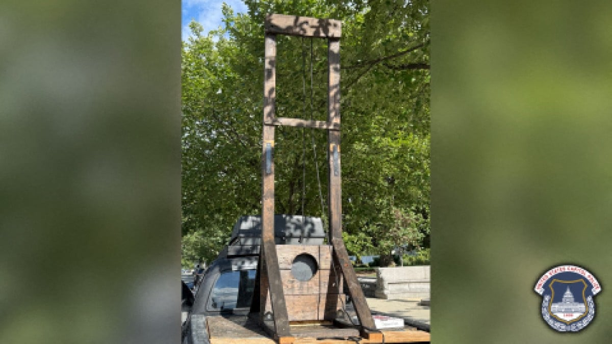 US Capitol Police arrest man with guillotine in back of pickup truck; judge...