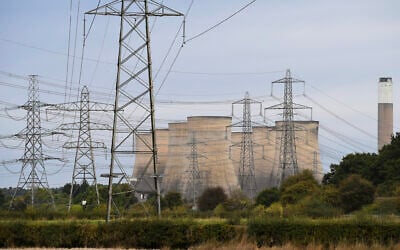 Illustrative: General view of Ratcliffe-on-Soar power station in Nottingham, England, September 29, 2024. (AP Photo/ Rui Vieira)