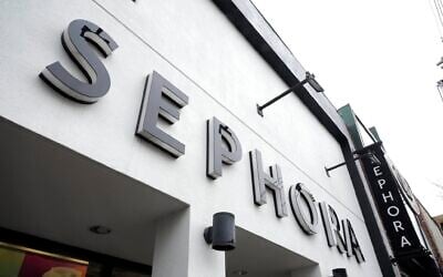The sign on the front of a Sephora store in Pittsburgh, Pennsylvania, on January 12, 2025. (AP Photo/Gene J. Puskar) The sign on the front of a Sephora store in Pittsburgh, Pennsylvania, on January 12, 2025. (AP Photo/Gene J. Puskar)