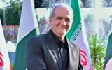 File: Iranian President Masoud Pezeshkian during a welcome ceremony in Islamabad, Pakistan, on Tuesday, June 23, 2026. (Office of the Prime Minister of Pakistan via AP)