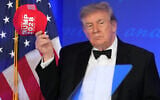 US President Donald Trump speaks at the White House Correspondents’ Association dinner at the Waldorf Astoria Washington DC, July 24, 2026, in Washington. (AP Photo/Mark Schiefelbein)