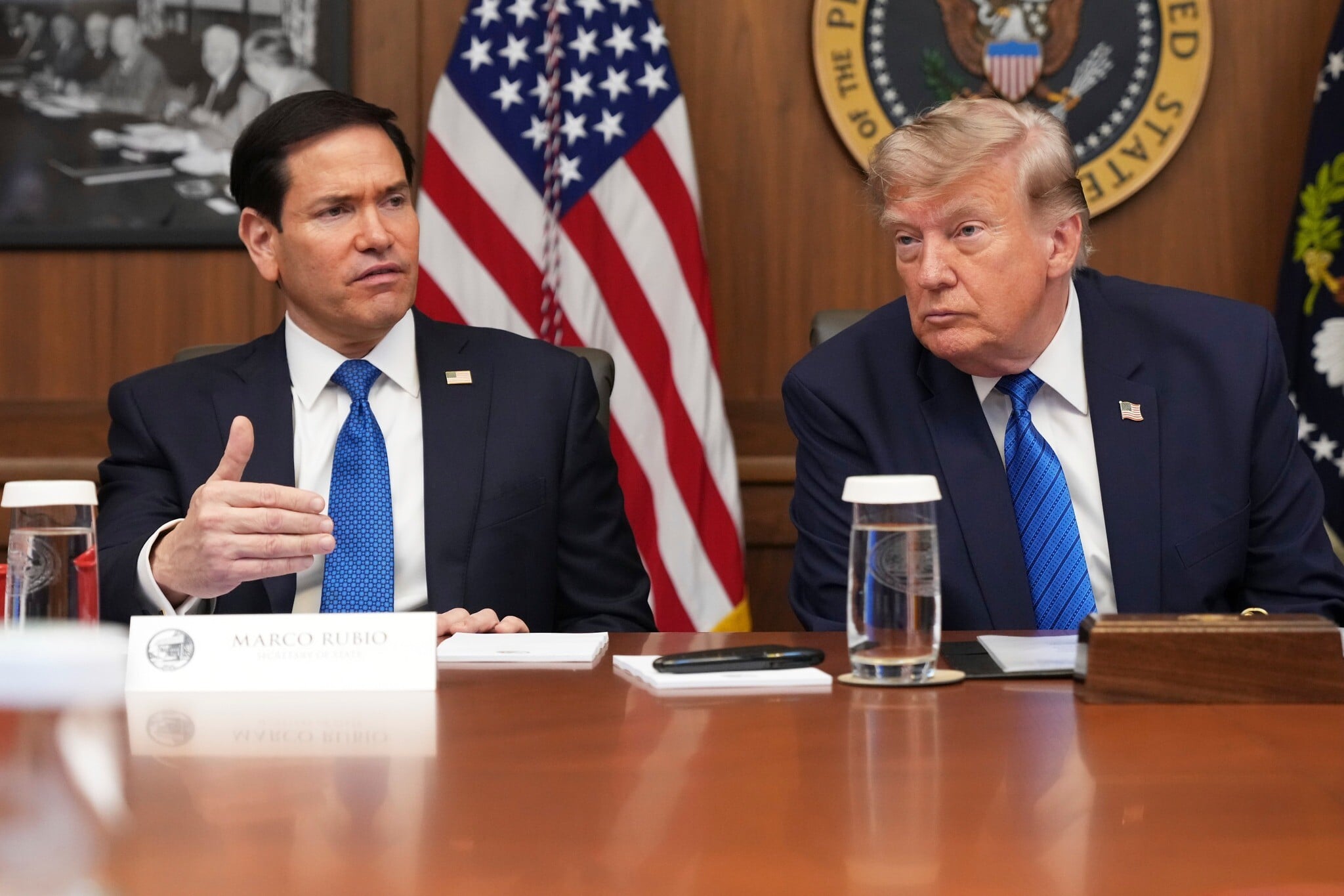 Rubio said to tell foreign counterparts not to expect new Iran offensive for...
