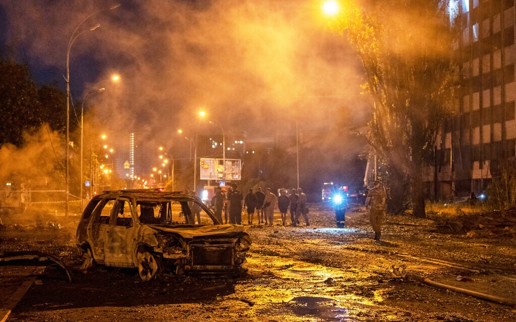 Russia hits Ukrainian capital with ballistic missiles and drones, killing at least 9