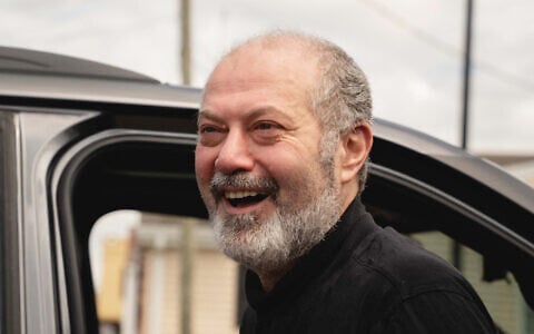 Islamic Society of Milwaukee President Salah Sarsour on June 18, 2026, shortly after his release from Clay County Jail in Brazil, Indiana, where he was detained after his arrest by US Immigration and Customs Enforcement agents in March. (Yaseen Najeeb via AP)