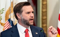 US Vice President JD Vance speaks during a roundtable event in the Eisenhower Executive Office Building on the White House campus, August 5, 2026, in Washington. (AP Photo/Alex Brandon)