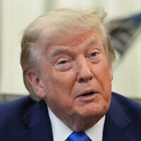 US President Donald Trump speaks before signing executive orders in the Oval Office of the White House, August 6, 2026, in Washington. (AP/Alex Brandon)