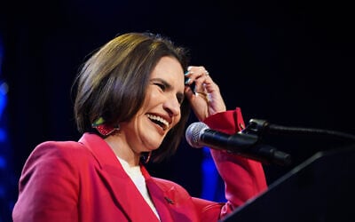 Minnesota Lt. Gov. Peggy Flanagan, a Democratic candidate for US Senate, smiles on stage during an election night watch party on August 11, 2026, in Minneapolis. (AP Photo/Ellen Schmidt) Minnesota Lt. Gov. Peggy Flanagan, a Democratic candidate for US Senate, smiles on stage during an election night watch party on August 11, 2026, in Minneapolis. (AP Photo/Ellen Schmidt)