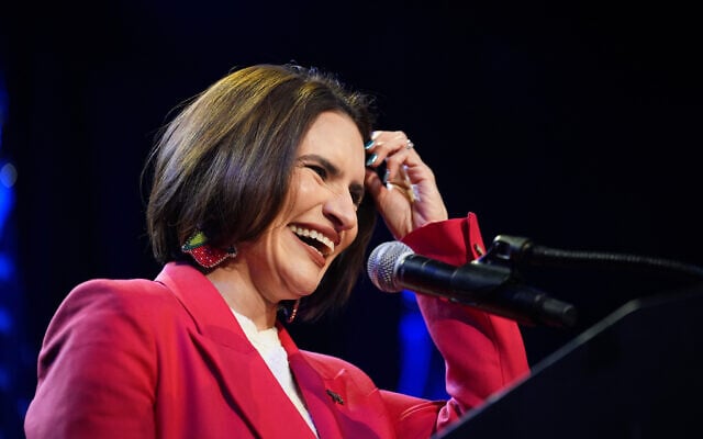 Minnesota Lt. Gov. Peggy Flanagan, a Democratic candidate for US Senate, smiles on stage during an election night watch party on August 11, 2026, in Minneapolis. (AP Photo/Ellen Schmidt) Minnesota Lt. Gov. Peggy Flanagan, a Democratic candidate for US Senate, smiles on stage during an election night watch party on August 11, 2026, in Minneapolis. (AP Photo/Ellen Schmidt)