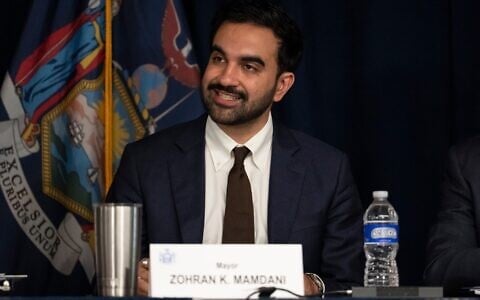 New York Mayor Zohran Mamdani speaks during the annual New York State Financial Control Board meeting, August 12, 2026, in New York. (AP Photo/Yuki Iwamura)