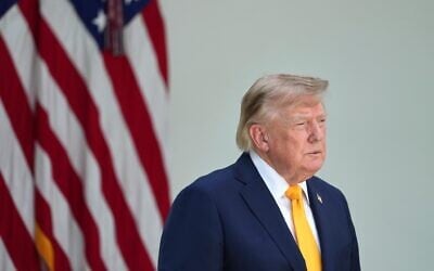 US President Donald Trump listens during a back to school event in the Rose Garden of the White House, August 24, 2026, in Washington. (AP Photo/Alex Brandon) US President Donald Trump listens during a back to school event in the Rose Garden of the White House, August 24, 2026, in Washington. (AP Photo/Alex Brandon)