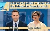 US bureau chief Jacob Magid appears on the Daily Briefing podcast with host Jessica Steinberg (Flash 90)