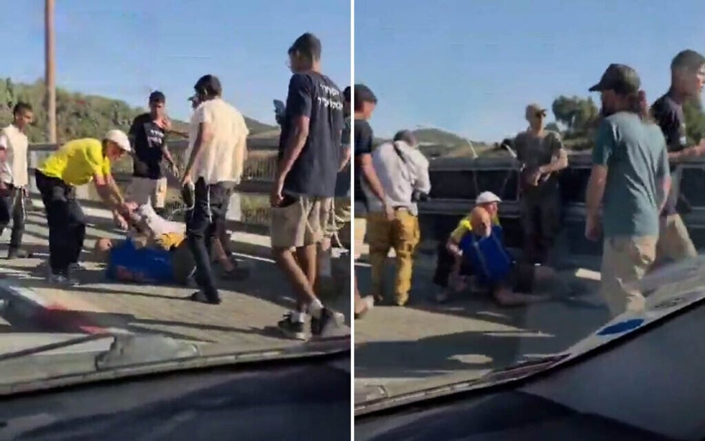 Elderly man beaten for removing banner supporting Rabin’s killer, suffers brain bleed