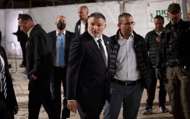 Shin Bet chief David Zini arrives to a Memorial Day ceremony at the Western Wall, Judaism’s holiest site, in Jerusalem’s Old City, April 20, 2026, as Israel commemorates its fallen soldiers and victims of terror. (Chaim Goldberg/Flash90)