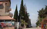 View of the northern town of Metula, on the border with Lebanon. June 22, 2026. (Chen Leopold/FLASH90)