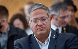 National Security Minister Itamar Ben Gvir attends a hearing at the Supreme Court in Jerusalem on August 3, 2026. (Chaim Goldberg/Flash90)
