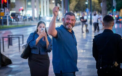 Former IDF general Ofer Winter seen near a demonstration against Haredi enlistment in the IDF in Jerusalem on August 4, 2026. (Chaim Goldberg/Flash90) Former IDF general Ofer Winter seen near a demonstration against Haredi enlistment in the IDF in Jerusalem on August 4, 2026. (Chaim Goldberg/Flash90)