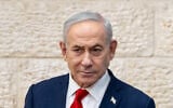 Prime Minister Benjamin Netanyahu votes in Jerusalem in the Likud primary, August 17, 2026, as Likud members help determine the party’s Knesset slate ahead of Israel's October 27 general elections. (Chaim Goldberg/Flash90)