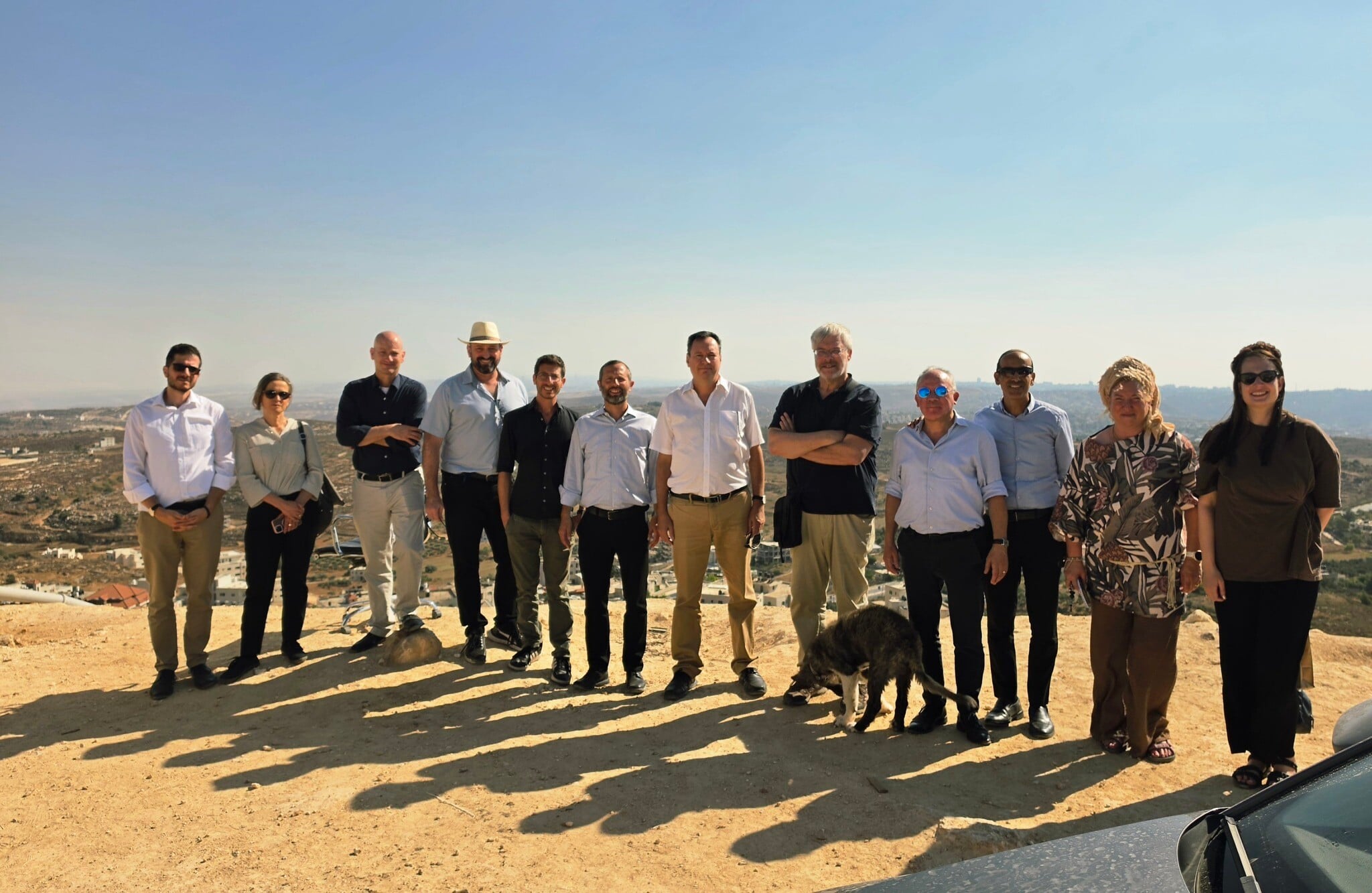 Foreign Ministry’s public diplomacy staff meets West Bank settlement leader in show of support